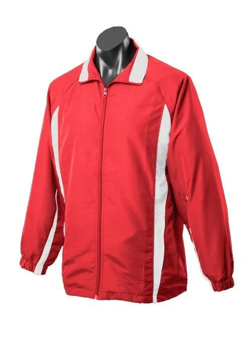 Kids Eureka Track Jacket - Red/White