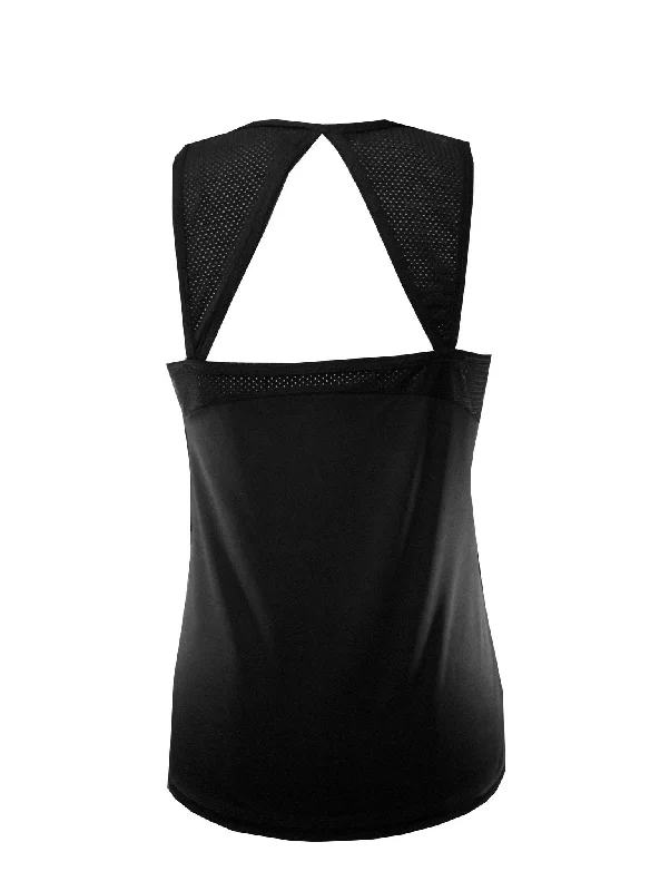 Mesh Sports Tank TK005Blk