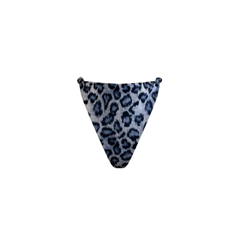 Ella Bikini Bottom In Blue Cheetah