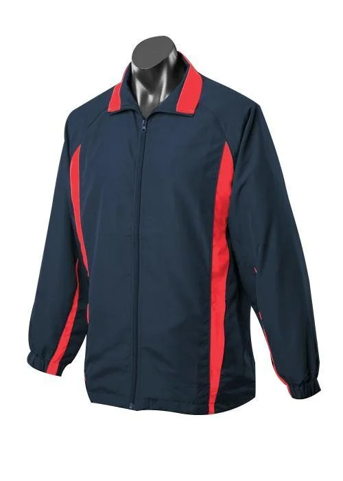 Kids Eureka Track Jacket - Navy/Red