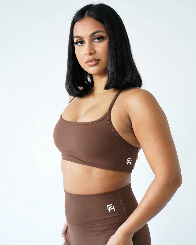 Core Sports Bra - Clay