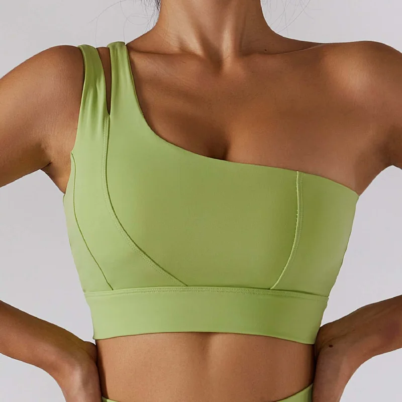 One-shoulder Sports Bra