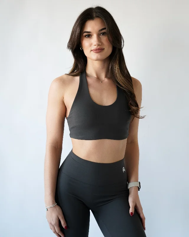 Performance Halter Top - Iron