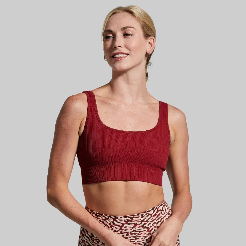 Studio Sports Bra (Rhubarb)