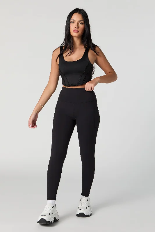 Active Soft High Rise Side Pocket Legging