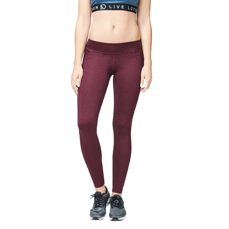 Aeropostale Womens No Sweat Yoga Pants, Red, Small