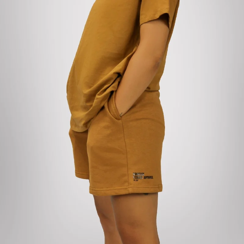 Basics Unisex Long Shorts - Rust