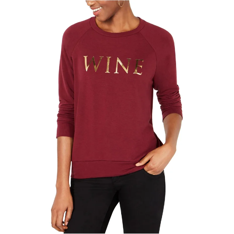 Carbon Copy Womens Wine Sweatshirt