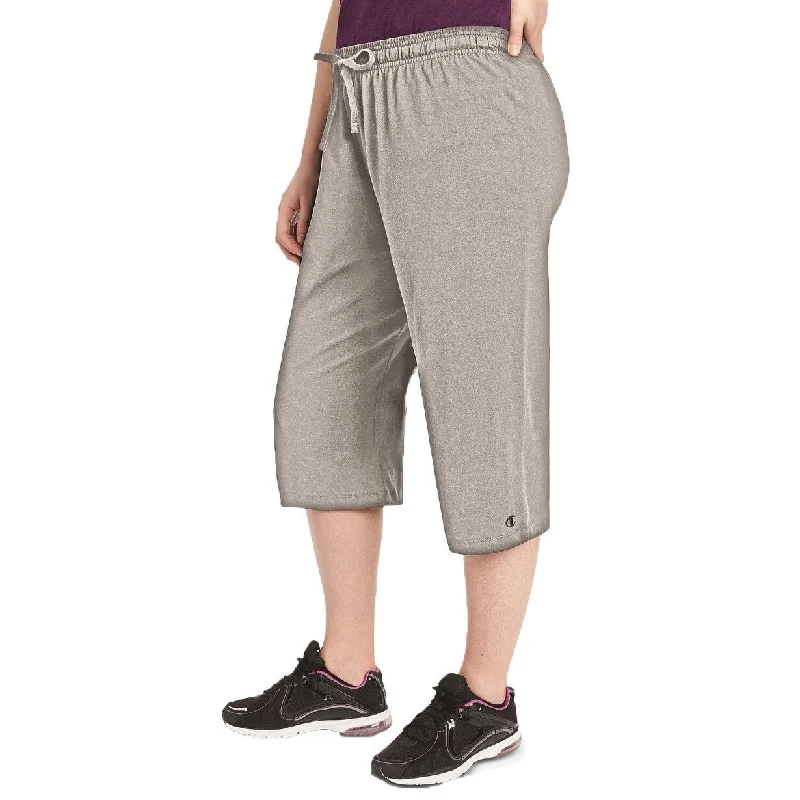 Champion Women's Plus Size Capri Pants Oxford Gray Size Extra Large - Grey - X-Large