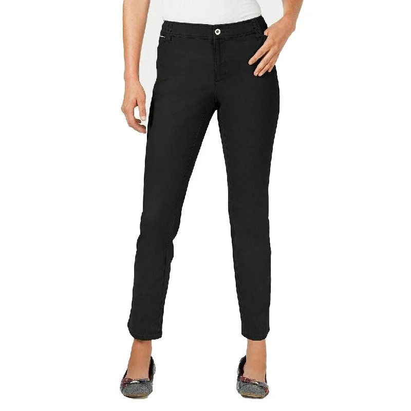 Charter Club Women's Chino Pants Black Size 16