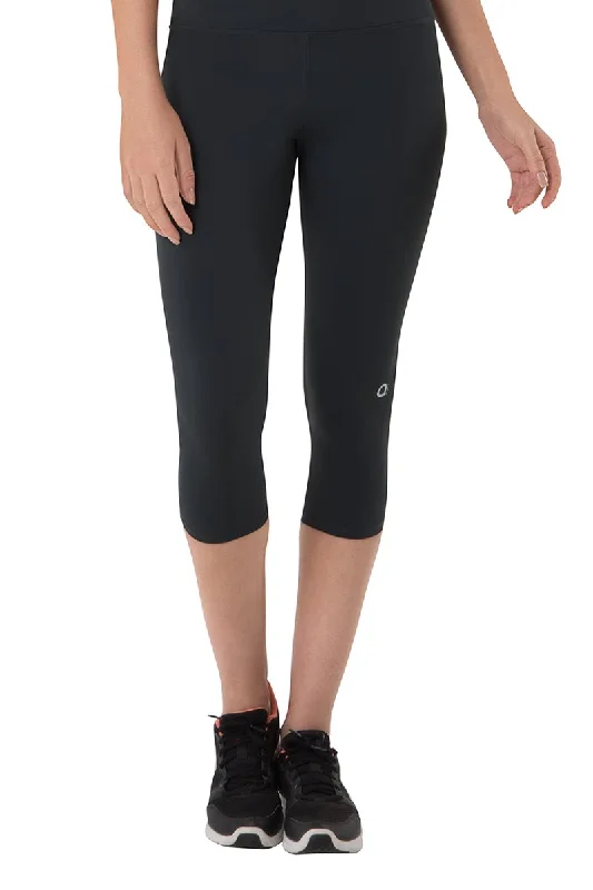 Smooth Fitness Capri Pant - Dark Grey