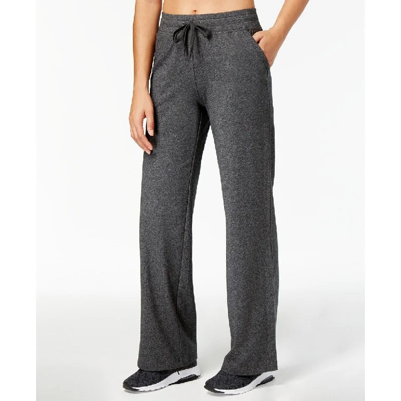 Ideology Women's Wide-Leg Sweatpants Grey Size Small - S (4 - 6)