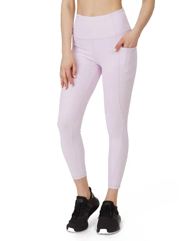 Kelly Ankle Legging With Pockets In Purple