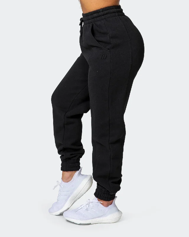 Lounge Trackpants - Black