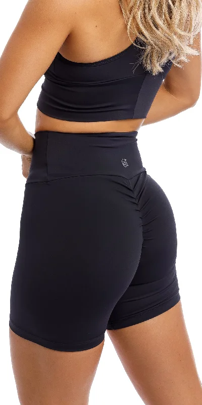 Midnight Body Luxe Scrunch Bum Midi Shorts