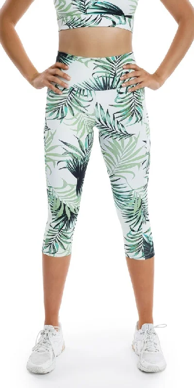 Palm Springs Body Luxe Capri Leggings with Pocket