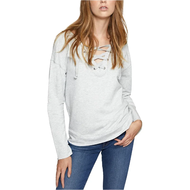 Sanctuary Clothing Womens Lace-Up Sweatshirt