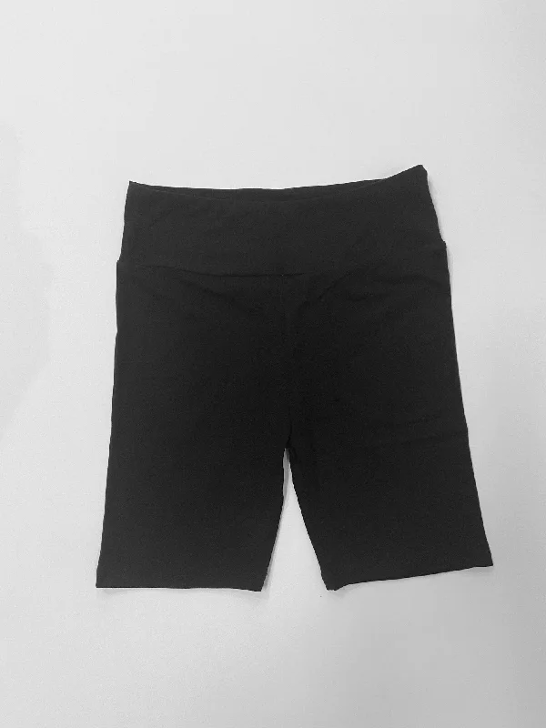 Super Soft Black Biker Short