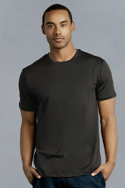 TOP PRO MEN'S ATHLETIC ROUNDNECK T-SHIRT (TAT310_D.GRY)