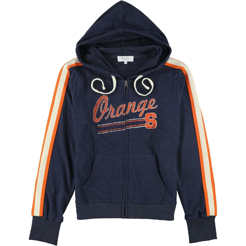 Touch Womens Syracuse University Orange Hoodie Sweatshirt, Blue, Medium