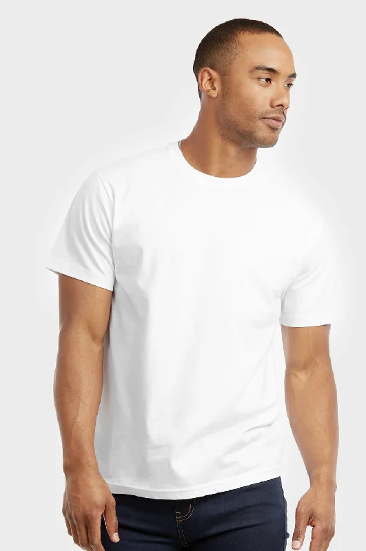 TOP PRO MEN'S CREW NECK T-SHIRT (TR500_WHITE)