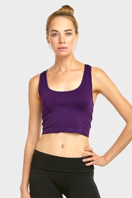 SOFRA LADIES CROP TANK TOP (TT701)