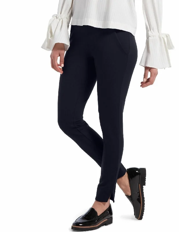 Women's Ponte 7/8 Leggings In Navy