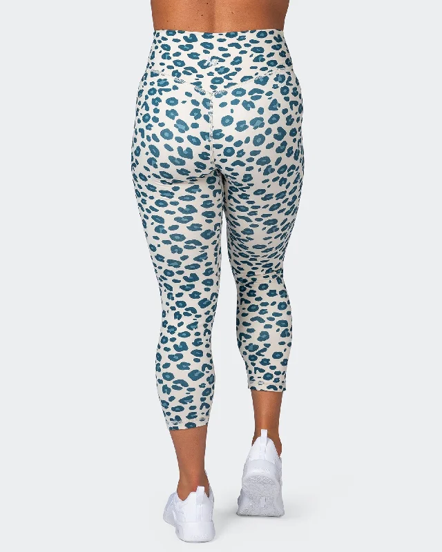 Zero Rise Everyday 7/8 Leggings - Marine Cheetah Print