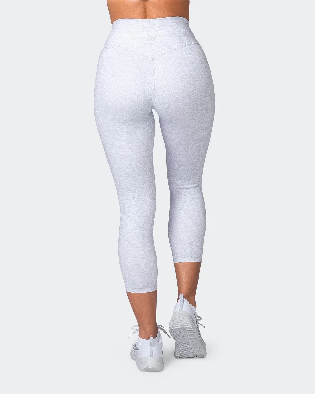 Zero Rise Everyday 7/8 Leggings - White Grey Marl