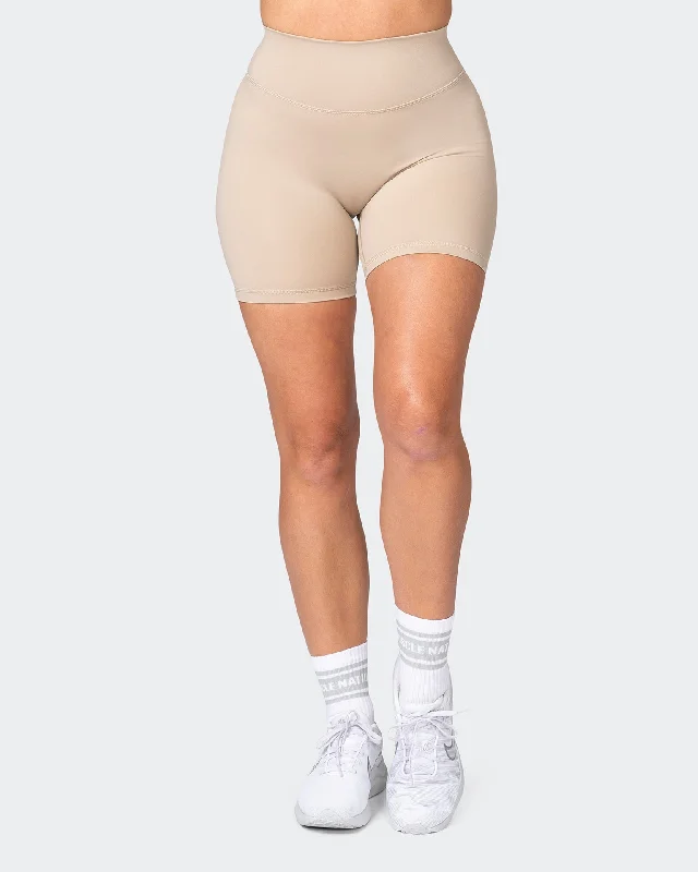 Zero Rise Everyday Bike Shorts - Bone